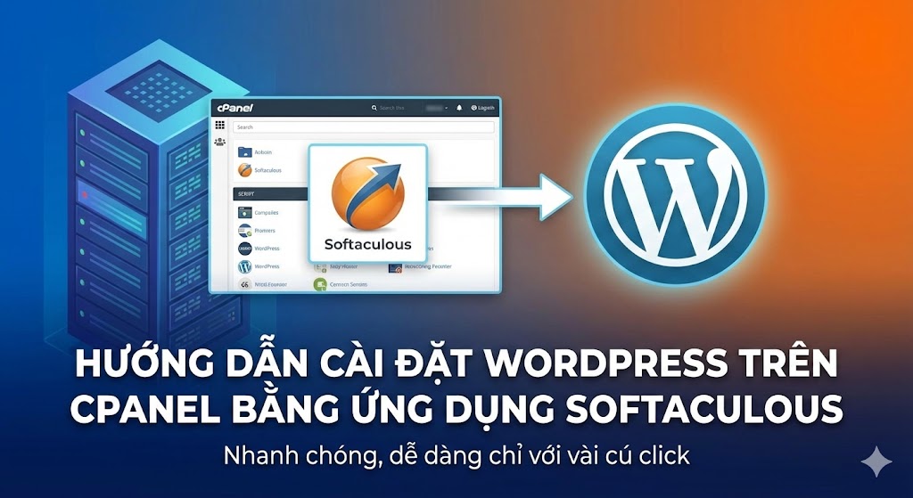 Hướng dẫn cài đặt WordPress trên CPanel bằng ứng dụng Softaculous