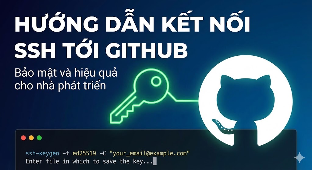 Hướng Dẫn Kết Nối SSH Tới GitHub