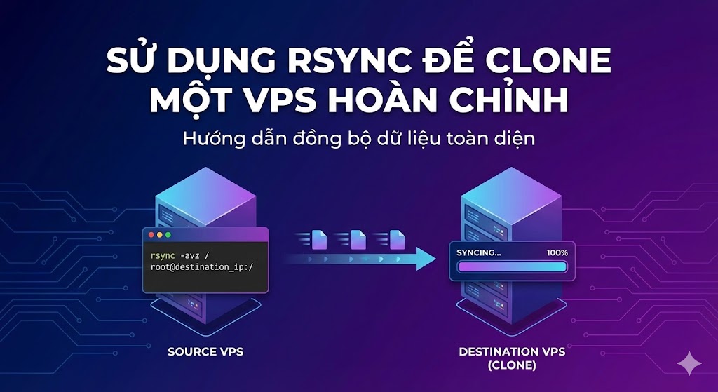 Sử dụng RSYNC để Clone một VPS hoàn chỉnh